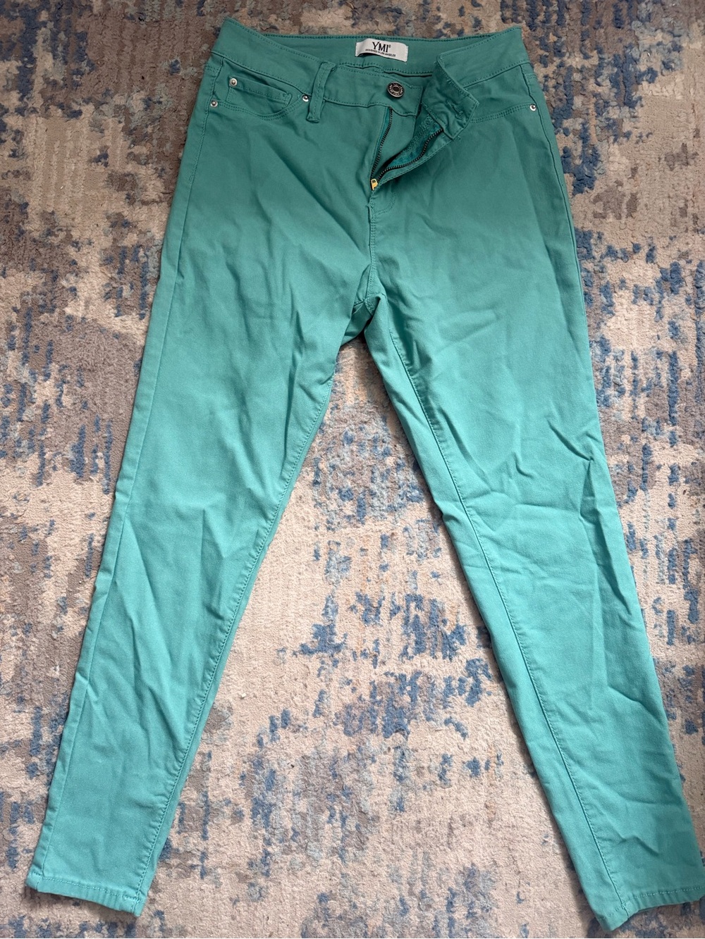 YMI Teal Green Skinny Pants